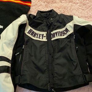 Old Harley-Davidson motorcycle jacket